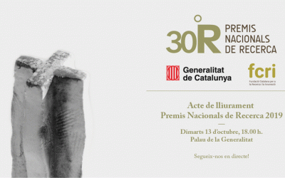 La consellera de la Presidència i portaveu del Govern, Meritxell Budó, i el conseller d’Empresa I Coneixement, Ramon Tremosa, lliuraran els Trentens Premis Nacionals de Recerca