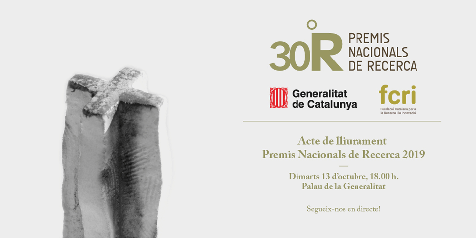 La consellera de la Presidència i portaveu del Govern, Meritxell Budó, i el conseller d’Empresa I Coneixement, Ramon Tremosa, lliuraran els Trentens Premis Nacionals de Recerca