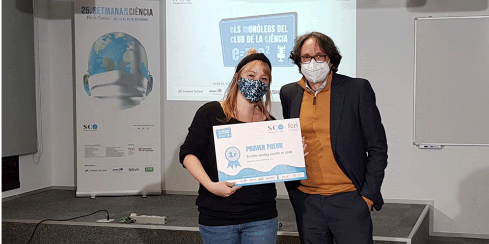 L’enginyera industrial Jennifer Smith guanya la segona edició del concurs dels “Monòlegs del Club de la Ciència”