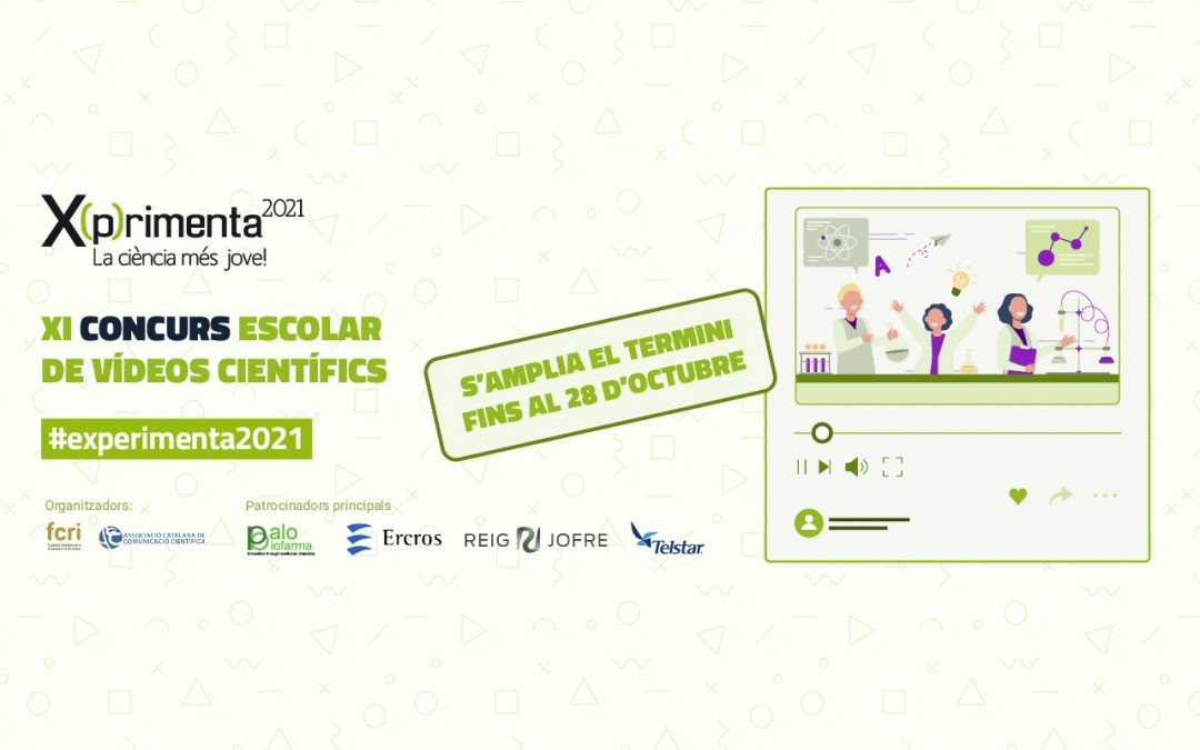 S’amplien els terminis per presentar vídeos d’experiments científics a l’11a edició del concurs X(p)rimenta