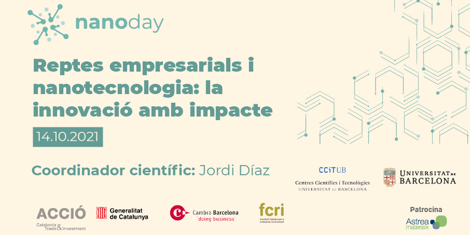 Les últimes tendències, impacte empresarial i aplicacions productives de la nanotecnologia es presenten a la jornada multisectorial Nanoday 2021