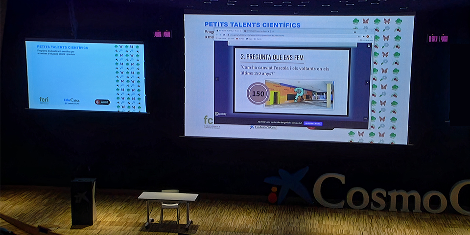 Més de 1.000 alumnes de 3r a 6è de primària participen als Encontres de Petits Talents Científics Barcelona on es presenten una trentena de projectes de recerca
