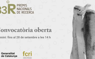 El Departament de Recerca i Universitats i l’FCRI convoquen la 33a edició dels Premis Nacionals de Recerca (PNR 2022)