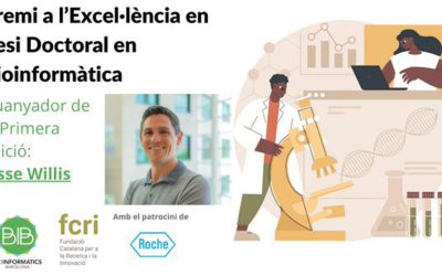 Jesse Willis, guanyador de la Primera edició del Premi a l’Excel·lència en Tesi Doctoral en Bioinformàtica