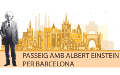 Albert Einstein “torna” a Barcelona per dues hores dissabte 18 de novembre, en una passejada teatralitzada per al públic familiar pels llocs que va recórrer fa 100 anys