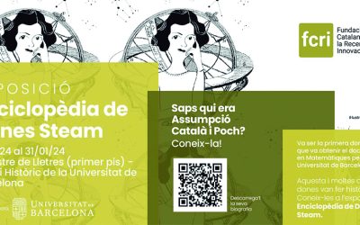 La Fundació Catalana per a la Recerca i la Innovació presenta a la Universitat de Barcelona la biografia de la matemàtica i astrònoma Assumpció Català i Poch, dins l’exposició “Enciclopèdia de Dones STEAM”