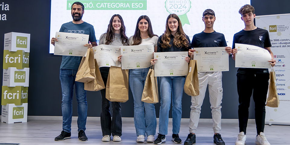 33 vídeos escolars sobre experiments científics en català arriben a la final d’X(p)rimenta 2025, en una nova edició de rècord d’aquest concurs audiovisual de l’FCRI i l’ACCC